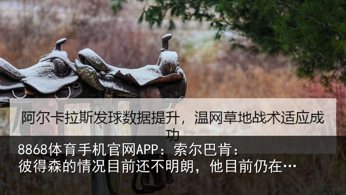 8868体育手机官网APP：索尔相关情况相关情况前仍在恢复中